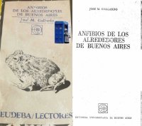 cover of the book Anfibios de los alrededores de Buenos Aires