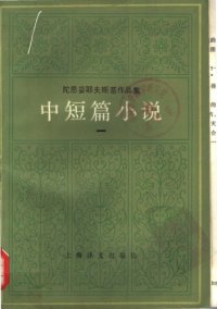 cover of the book 中短篇小说一