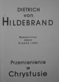 cover of the book Przemienienie w Chrystusie