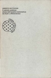 cover of the book Il calcolo sublime: storia dell’analisi matematica da Euler a Weierstrass