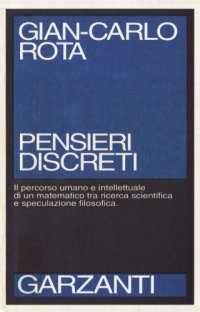 cover of the book Pensieri discreti