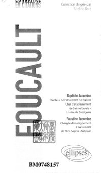 cover of the book Foucault