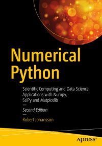 cover of the book Numerical Python: Scientific Computing and Data Science Applications with Numpy, SciPy and Matplotlib