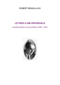 cover of the book LETTRES A UNE PROVINCIALE