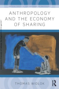 cover of the book Anthropology and the Economy of Sharing