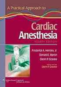 cover of the book A practical approach to cardiac anesthesia