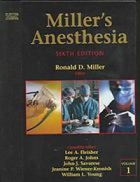 cover of the book Miller’s anesthesia