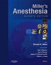 cover of the book Miller’s anesthesia.