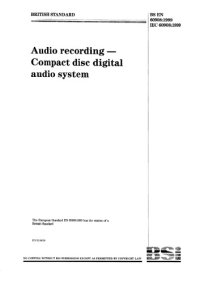 cover of the book Compact Disc Digital Audio System