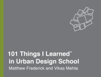 cover of the book 101 Things I Learned in Urban Design School