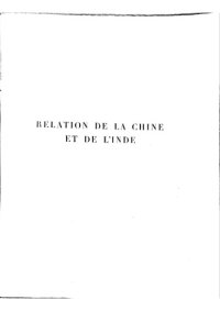 cover of the book Rélation de la Chine et de l’Inde (Akhbar al-Sin wa’l-Hind)