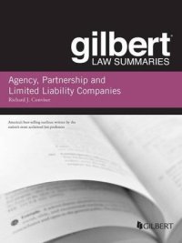 cover of the book Gilbert Law Summary on Agency, Partnership and LLCs