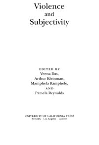 cover of the book Violence and Subjectivity