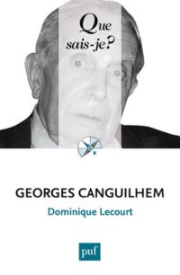 cover of the book Georges Canguilhem