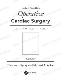 cover of the book Rob & Smith’s Operative Cardiac Surgery