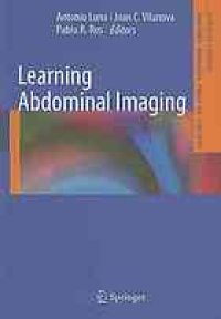 cover of the book Learning Abdominal Imaging.