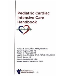 cover of the book Pediatric cardiac intensive care handbook