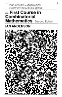 cover of the book A First Course in Combinatorial Mathematics