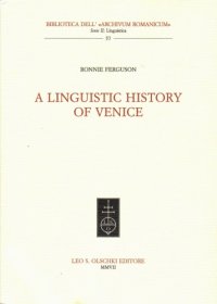 cover of the book A linguistic history of Venice