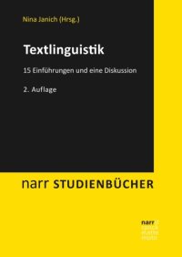 cover of the book Textlinguistik: 15 Einführungen und eine Diskussion