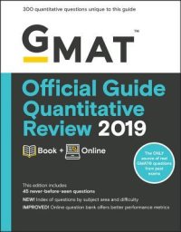 cover of the book GMAT Official Guide Quantitative Review 2019: Book + Online