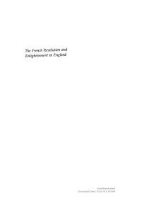 cover of the book The French Revolution and Enlightenment in England, 1789-1832