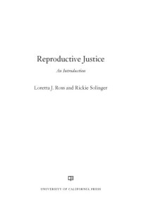 cover of the book Reproductive Justice: An Introduction