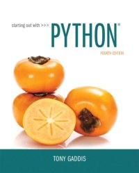 cover of the book Starting Out with Python, 4th Edition