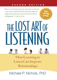 cover of the book The Lost Art of Listening: How Learning to Listen Can Improve Relationships