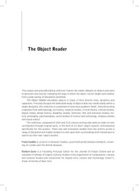 cover of the book The Object Reader