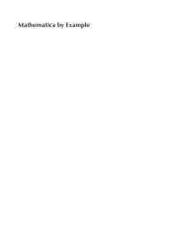 cover of the book Mathematica by Example 5 Edition