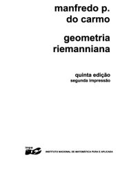 cover of the book Geometria Riemanniana