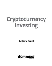 cover of the book Cryptocurrency Investing for Dummies