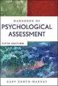 cover of the book Handbook of Psychological Assessment