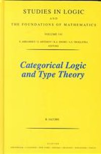 cover of the book Categorical Logic and Type Theory