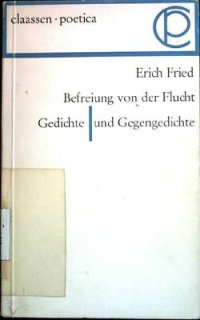 cover of the book Befreiung von der Flucht. Gedichte und Gegengedichte