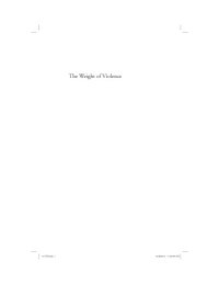 cover of the book The Weight of Violence: Religion, Language, Politics