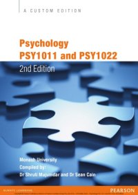 cover of the book Psychology PSY1011/PSY1022: A Custom Edition