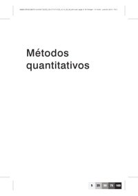 cover of the book Métodos quantitativos