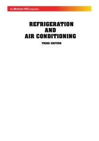 cover of the book Refrigeration and Air-Conditioning