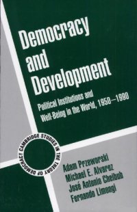 cover of the book Democracy and development: political institutions and well-being in the world 1950-1990