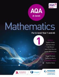 cover of the book AQA A Level Mathematics for A Level Year 1 and AS