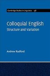 cover of the book Colloquial English : Structure and Variation