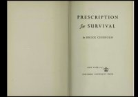 cover of the book Prescription for Survival