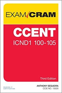 cover of the book CCENT ICND1 100–105 Exam Cram, Third Edition