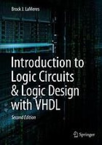 cover of the book INTRODUCTION TO LOGIC CIRCUITS & LOGIC DESIGN WITH VHDL.