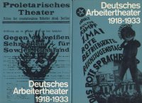 cover of the book Deutsches Arbeitertheater 1918-1933