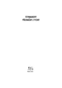 cover of the book Feynmanovy přednášky z fyziky