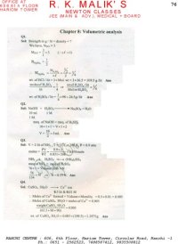 cover of the book Solution of Modern Approach to Chemical Calculations RC Mukerjee not Mukherjee or Mukherji Chapter 7. R. C. MUKHEERJEE