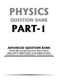 cover of the book IIT JEE MAIN PHYSICS PART-1 QUESTION BANK WITH INSTANT EXPLANATIONS PRACTICE ORIENTED CATEGORISATIONS Arihant